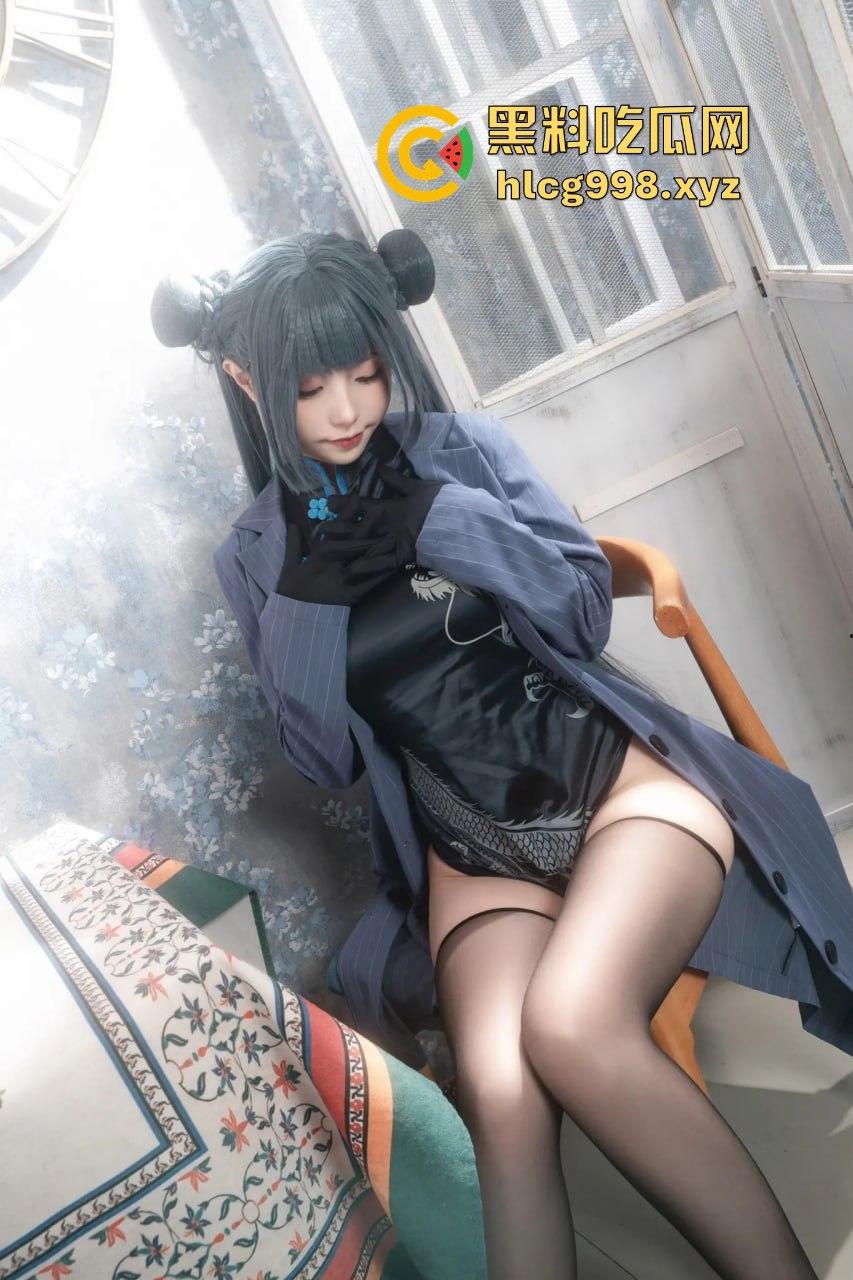 回忆缝纫机极品清纯萝莉【喵小吉】COS碧蓝档案妃咲！黑丝高跟掰穴，粉嫩小穴水润得想舔屏！-18
