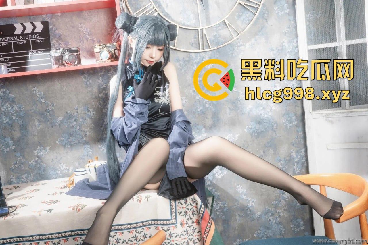 回忆缝纫机极品清纯萝莉【喵小吉】COS碧蓝档案妃咲！黑丝高跟掰穴，粉嫩小穴水润得想舔屏！-29