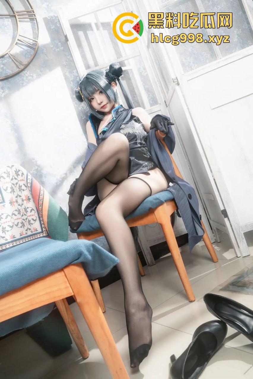 回忆缝纫机极品清纯萝莉【喵小吉】COS碧蓝档案妃咲！黑丝高跟掰穴，粉嫩小穴水润得想舔屏！-32