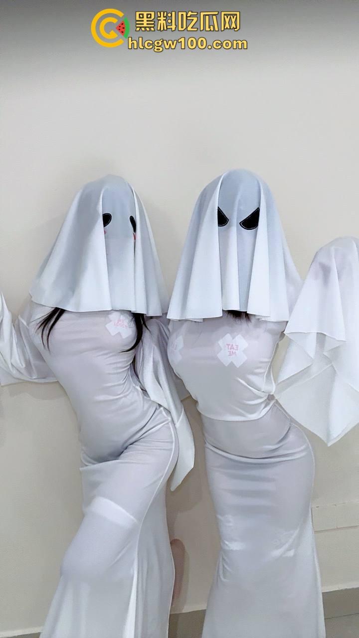 白丝萝莉X冷艳御姐幽灵娘，逆天美腿粉嫩小穴，小女同激情福利让直男兄弟抓心挠肝直呼浪费资源！-3