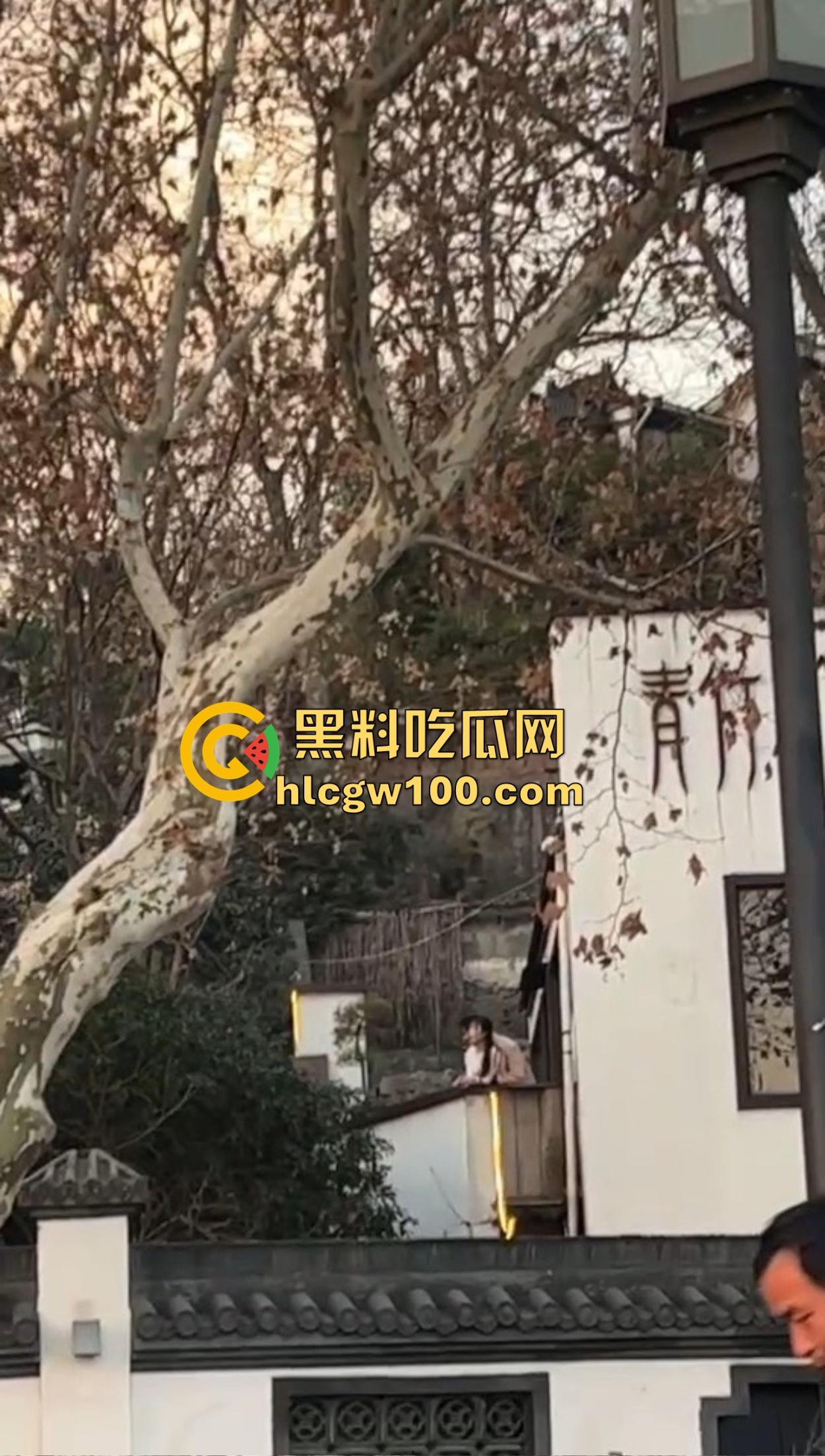 杭州西湖春宫现场直播，断桥残雪变断桥淫雪，光天化日肏大逼现世，这DO法也太野了吧！-3